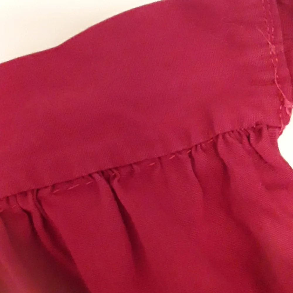 Vintage Handmade Red Apron